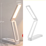 Desk Lamp Foldable Portable 3 Color Temperature Touch Dimming Function Remote Control Table Lamp for Office 947 White Rechargeable Models 2000 MAh - Extra Image