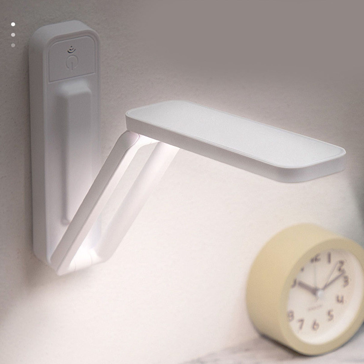 Desk Lamp Foldable Portable 3 Color Temperature Touch Dimming Function Remote Control Table Lamp for Office 947 White Rechargeable Models 2000 MAh