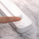 Desk Lamp Foldable Portable 3 Color Temperature Touch Dimming Function Remote Control Table Lamp for Office 947 White Rechargeable Models 2000 MAh