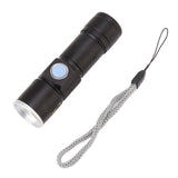 UV Flashlight USB 395nm LED Ultraviolet Black Light Detector for Fluorescent Agent Detection Jade Identification