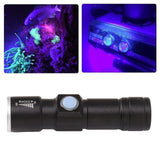 UV Flashlight USB 395nm LED Ultraviolet Black Light Detector for Fluorescent Agent Detection Jade Identification - Extra Image