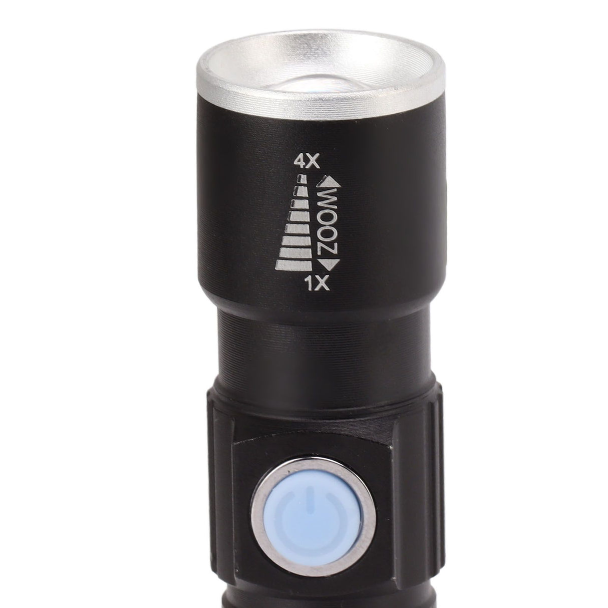 UV Flashlight USB 395nm LED Ultraviolet Black Light Detector for Fluorescent Agent Detection Jade Identification