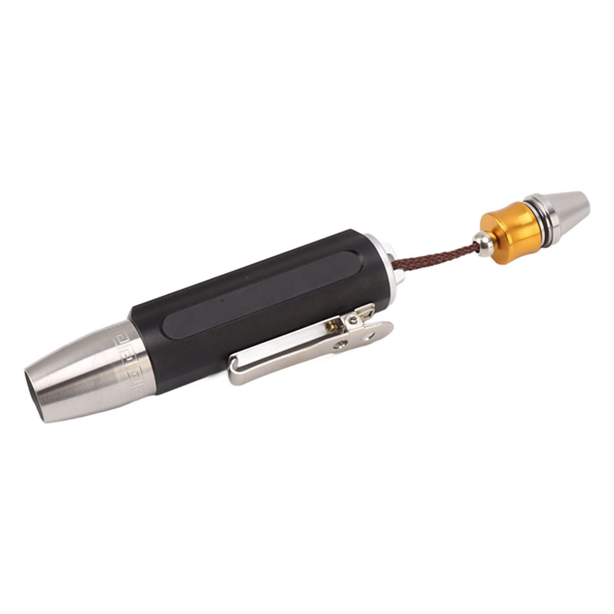 Jade Appraisal Light 3 Light Source Stepless Dimming LED Jade Identification Flashlight for Jewelry Black