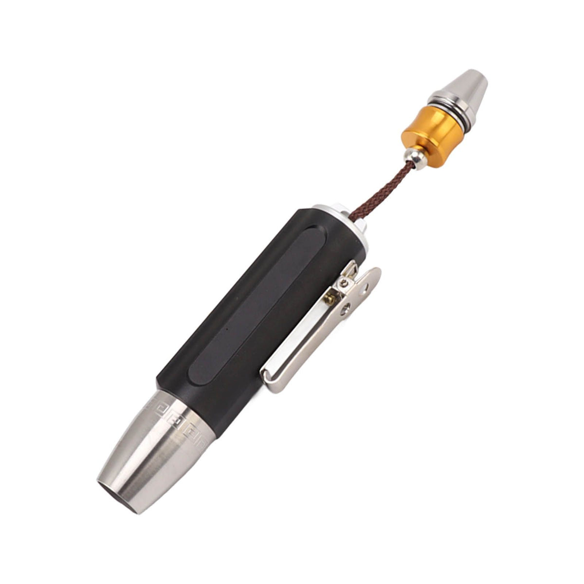 Jade Appraisal Light 3 Light Source Stepless Dimming LED Jade Identification Flashlight for Jewelry Black