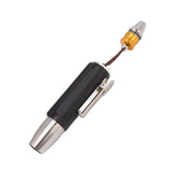 Jade Appraisal Light 3 Light Source Stepless Dimming LED Jade Identification Flashlight for Jewelry Black - Low Angle