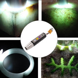 Jade Appraisal Light 3 Light Source Stepless Dimming LED Jade Identification Flashlight for Jewelry Black