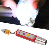 Jade Appraisal Light 3 Light Source Stepless Dimming LED Jade Identification Flashlight for Jewelry Red - Extra Image