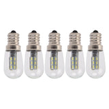 5Pcs E12 LED Bulb High Brightness 120V Fridge Lamp Bulb with 24pcs Bead for Refrigerator White Light - Close-Up Angle