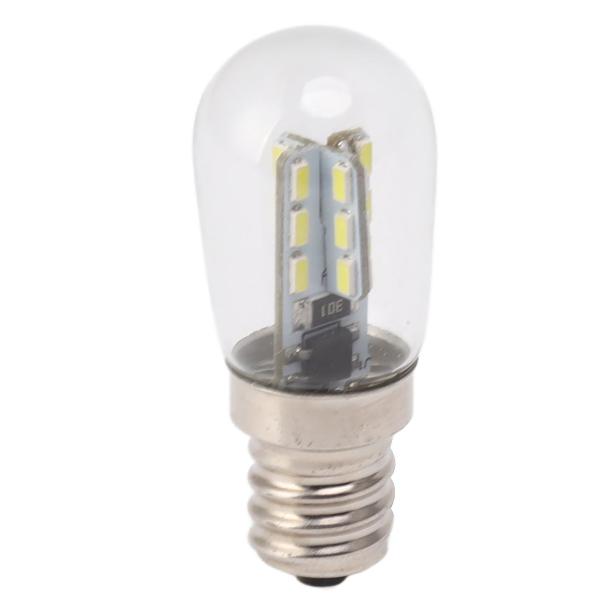 5Pcs E12 LED Bulb High Brightness 120V Fridge Lamp Bulb with 24pcs Bead for Refrigerator White Light