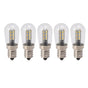 5Pcs E12 LED Bulb High Brightness 120V Fridge Lamp Bulb with 24pcs Bead for Refrigerator Warm Light