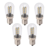 5Pcs E12 LED Bulb High Brightness 120V Fridge Lamp Bulb with 24pcs Bead for Refrigerator Warm Light - Close-Up Angle