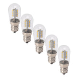 5Pcs E12 LED Bulb High Brightness 120V Fridge Lamp Bulb with 24pcs Bead for Refrigerator Warm Light
