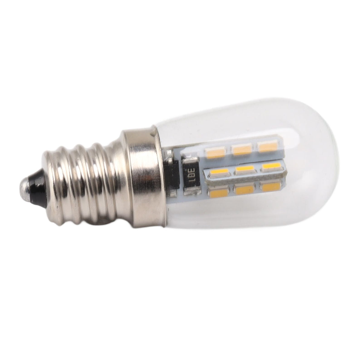 5Pcs E12 LED Bulb High Brightness 120V Fridge Lamp Bulb with 24pcs Bead for Refrigerator Warm Light