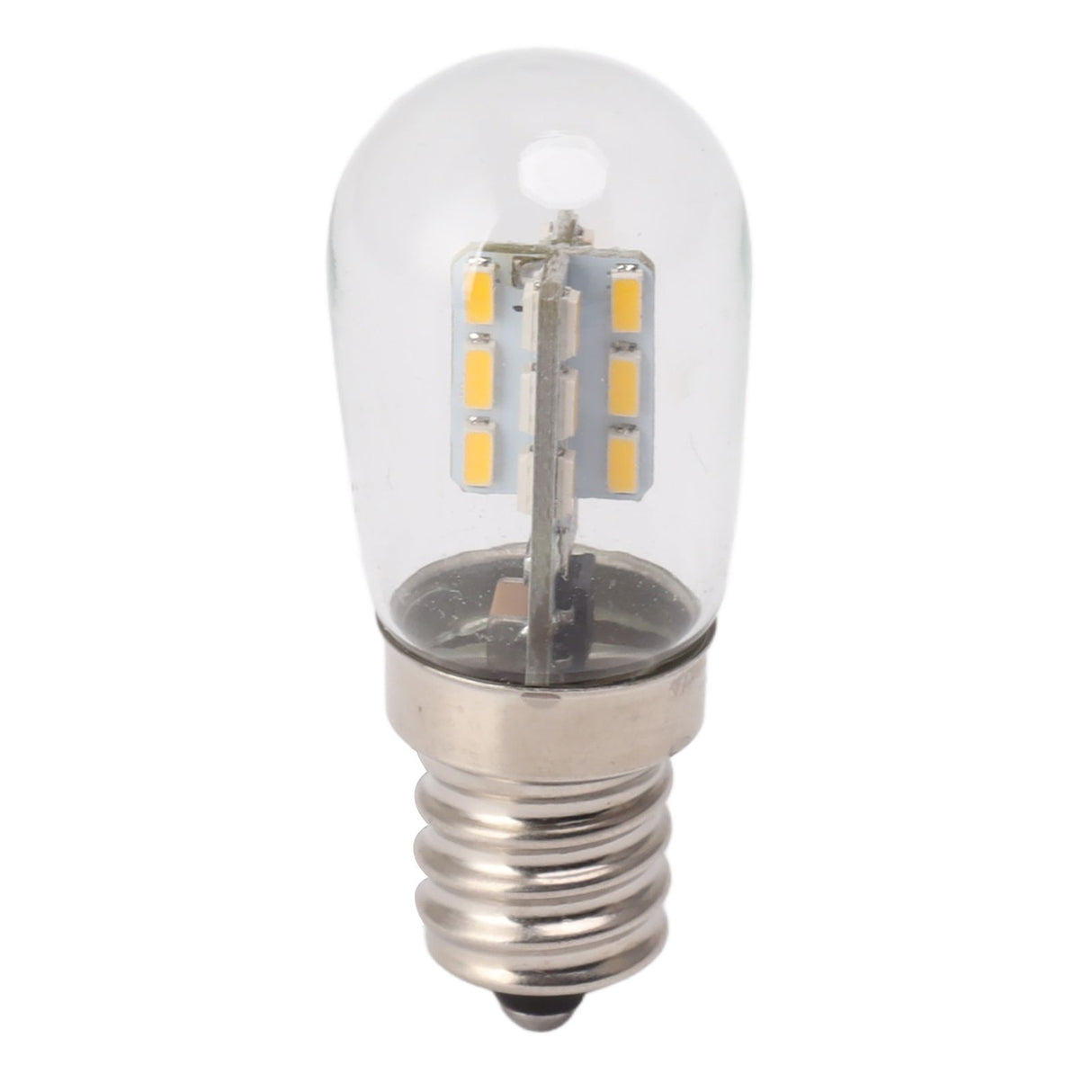 5Pcs E12 LED Bulb High Brightness 120V Fridge Lamp Bulb with 24pcs Bead for Refrigerator Warm Light