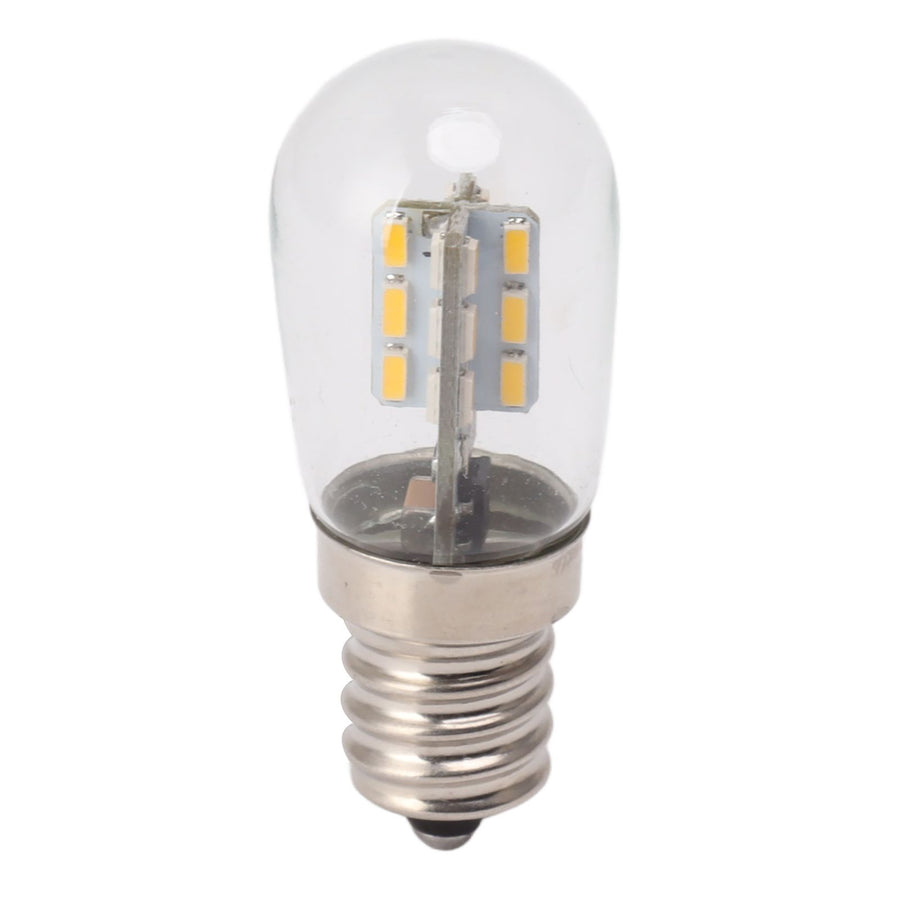 5Pcs E12 LED Bulb High Brightness 120V Fridge Lamp Bulb with 24pcs Bead for Refrigerator Warm Light