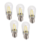 5Pcs Refrigerator Lamp Bulb Low Heat Low Power Consumption E12 LED Fridge Light Bulb 120V White Light