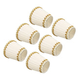 6Pcs Lampshade Candle Lamp Shade Modern Simple Style Home Decoration for Small E14 Bulb