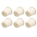 6PCS Set Small Lamp Shade Modern Style Cloth Clip On Bulb Chandelier Lamp Shade for Table Wall - 45-Degree Angle