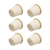 6Pcs Small Lamp Shades Safe Soft Easy Installation Modern Light Weight Table Lampshade for E14 Bulb Bedroom Hotel