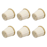 6Pcs Small Lamp Shades Safe Soft Easy Installation Modern Light Weight Table Lampshade for E14 Bulb Bedroom Hotel - Low Angle