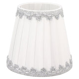 6Pcs Cloth Lampshade Modern Simple Candle Chandelier Light Shade Table Lampshade for Living Room - Front View
