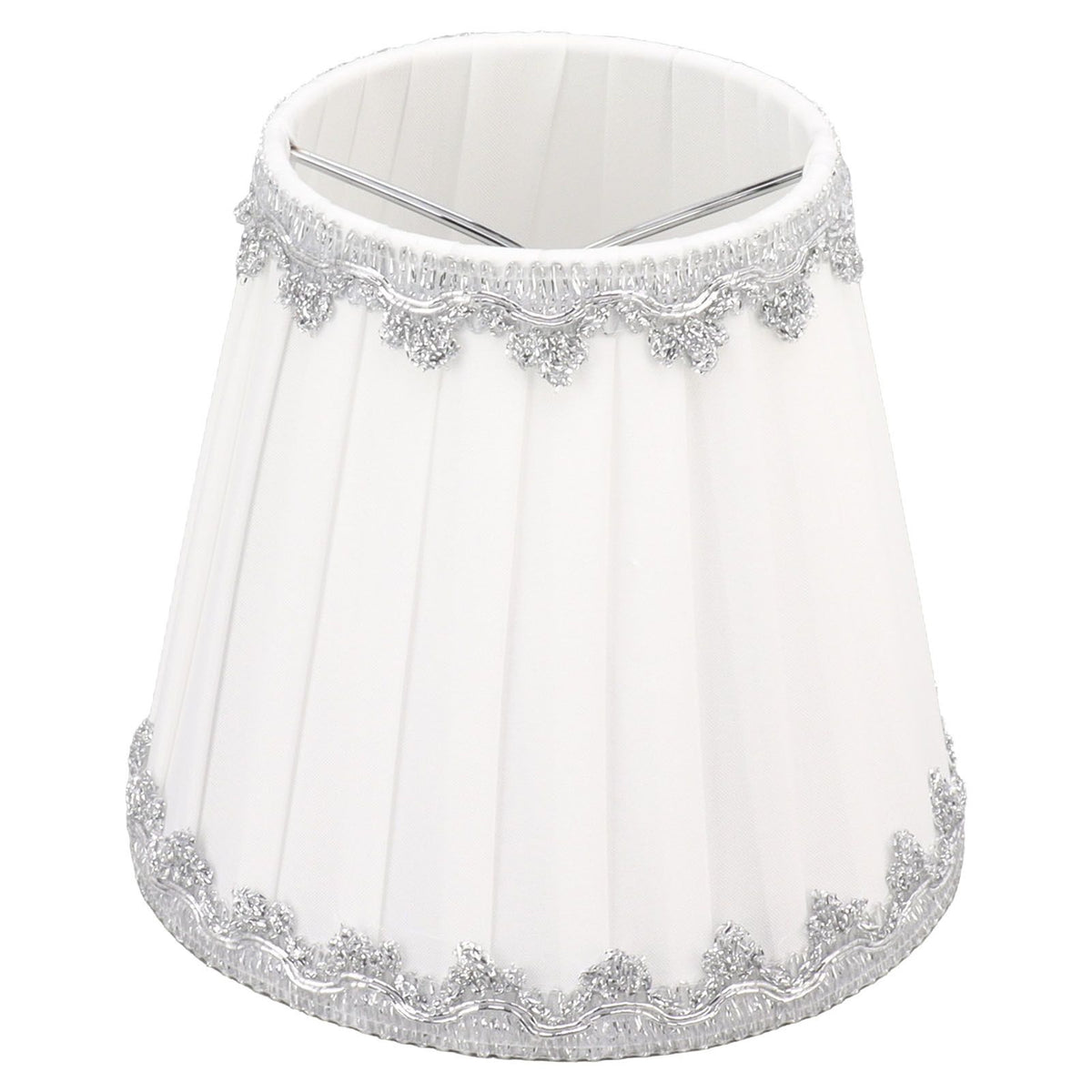 6Pcs Cloth Lampshade Modern Simple Candle Chandelier Light Shade Table Lampshade for Living Room