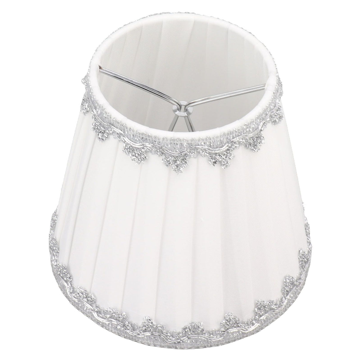 6Pcs Cloth Lampshade Modern Simple Candle Chandelier Light Shade Table Lampshade for Living Room
