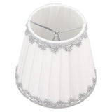 6Pcs Cloth Lampshade Modern Simple Candle Chandelier Light Shade Table Lampshade for Living Room