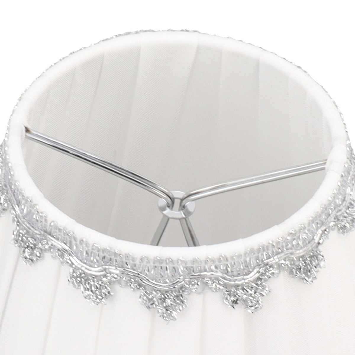 6Pcs Cloth Lampshade Modern Simple Candle Chandelier Light Shade Table Lampshade for Living Room