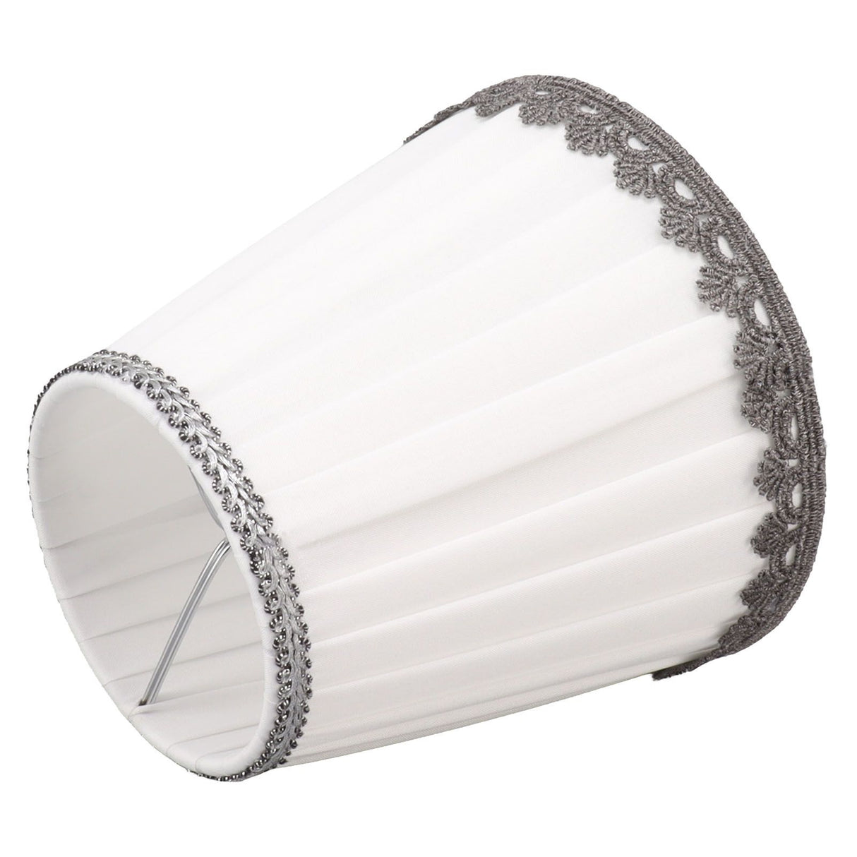 6 Pcs Small Lamp Shade Clip On Type Fabric Lampshade Modern Simple E14 Candle Bulb Lamp Cover