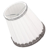 6 Pcs Small Lamp Shade Clip On Type Fabric Lampshade Modern Simple E14 Candle Bulb Lamp Cover
