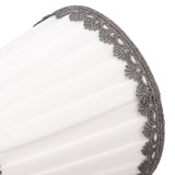 6 Pcs Small Lamp Shade Clip On Type Fabric Lampshade Modern Simple E14 Candle Bulb Lamp Cover - Extra Image