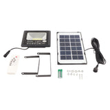30W 100LED Solar Street Lamp Remote Control Light Control Timing Floodlight Super Bright Waterproof for Outdoor Garden