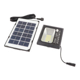 30W 100LED Solar Street Lamp Remote Control Light Control Timing Floodlight Super Bright Waterproof for Outdoor Garden