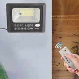 30W 100LED Solar Street Lamp Remote Control Light Control Timing Floodlight Super Bright Waterproof for Outdoor Garden