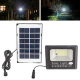 30W 100LED Solar Street Lamp Remote Control Light Control Timing Floodlight Super Bright Waterproof for Outdoor Garden