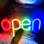 LED Neon Open Sign High Brightness Waterproof Mini Neon Open Sign for Outdoor Business