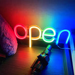 LED Neon Open Sign High Brightness Waterproof Mini Neon Open Sign for Outdoor Business
