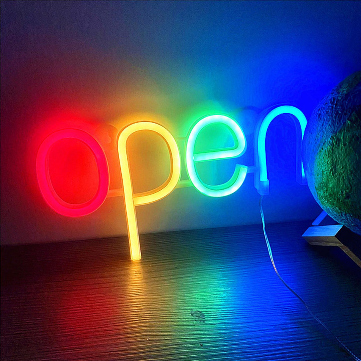 LED Neon Open Sign High Brightness Waterproof Mini Neon Open Sign for Outdoor Business
