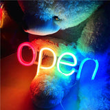 LED Neon Open Sign High Brightness Waterproof Mini Neon Open Sign for Outdoor Business
