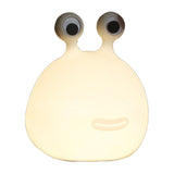 Slug Night Light Cute Cartoon Animal Bedside Lamp Silicone Night Light for Breastfeeding Baby Kids Teens - Top-Down View