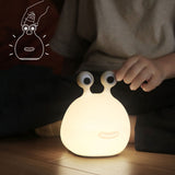 Slug Night Light Cute Cartoon Animal Bedside Lamp Silicone Night Light for Breastfeeding Baby Kids Teens