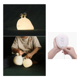 Slug Night Light Cute Cartoon Animal Bedside Lamp Silicone Night Light for Breastfeeding Baby Kids Teens