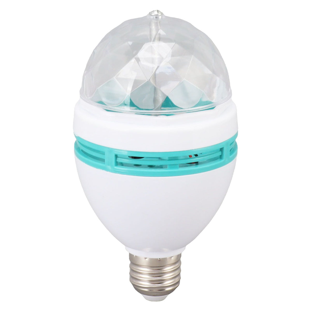 Dancing Light Bulb E26 Base RGB Auto Changing Safe Stable ABS PC Rotating Light Bulb for Party Bar Wedding 85‑260V