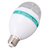 Dancing Light Bulb E26 Base RGB Auto Changing Safe Stable ABS PC Rotating Light Bulb for Party Bar Wedding 85‑260V