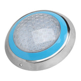 LED Underwater Swimming Pool Light 45W RGB Color Stainless Steel Pool Lamp AC12V Wall Surface Mounted IP68 Waterproof with Remote Controller - Rear View