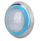 LED Underwater Swimming Pool Light 45W RGB Color Stainless Steel Pool Lamp AC12V Wall Surface Mounted IP68 Waterproof with Remote Controller