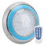 LED Underwater Swimming Pool Light 45W RGB Color Stainless Steel Pool Lamp AC12V Wall Surface Mounted IP68 Waterproof with Remote Controller - Extra Image