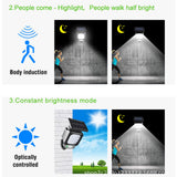 LED Solar Wall Light 21 LED Beads Super Bright IP65 Waterproof Outdoor Solar Motion Sensor Light with 16.4ft Cable - Extra Image