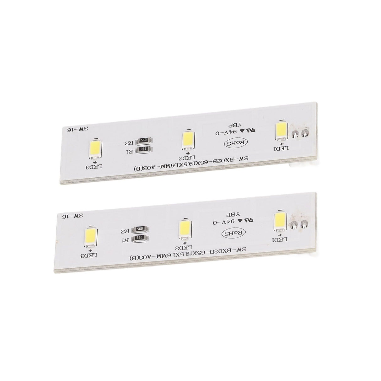 2Pcs Refrigerator LED Light Strip Bar Replacement Freezer Refrigerator Light Strip Bar Repair Part for SW BX02B DC 12V